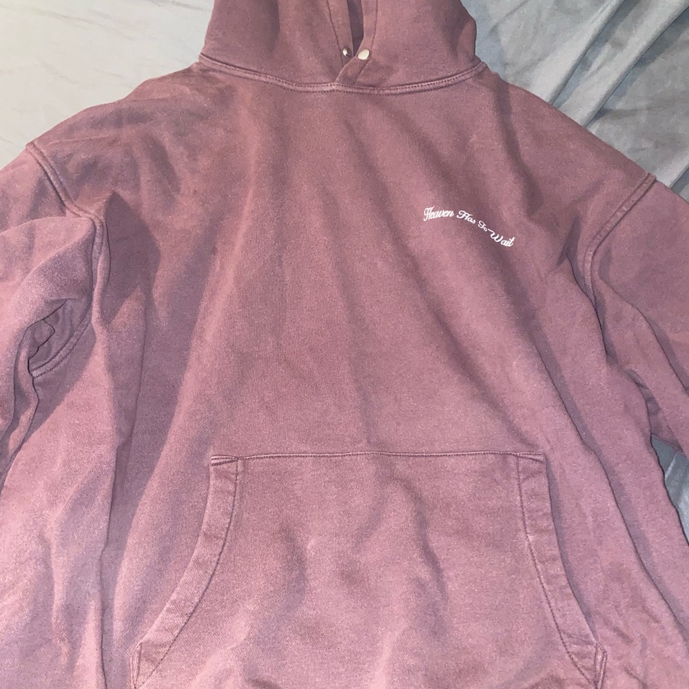 Darc Sport Heaven Has to Wait Purple Hoodie
